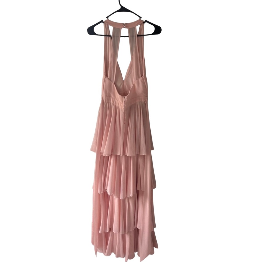 Maniju Blush Tiered Wedding/Bridesmaid Dress. Size Small
